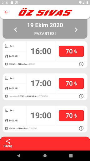 Öz Sivas Kızılırmak Turizm ekran görüntüsü