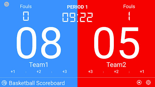 Basketball Scoreboard ekran görüntüsü