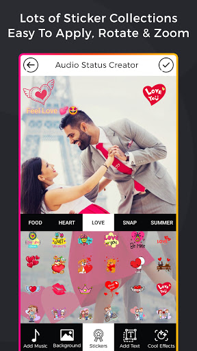 Audio Story & Status Maker App ekran görüntüsü