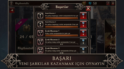Rhythmetallic: Metal Ritim ekran görüntüsü