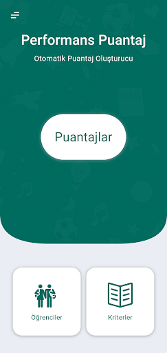 Performans Puantaj ekran görüntüsü