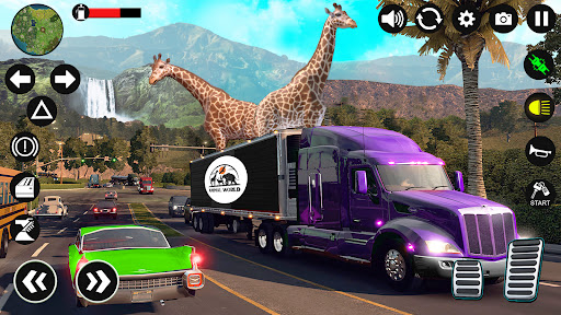 Zoo Animal: Truck Driving Game ekran görüntüsü