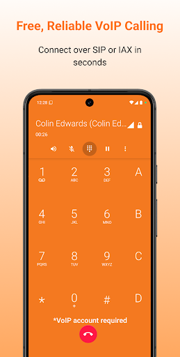 Zoiper IAX SIP VOIP Softphone ekran görüntüsü