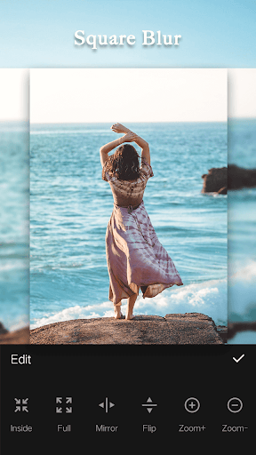 Square Fit-Blur Photo Editor ekran görüntüsü