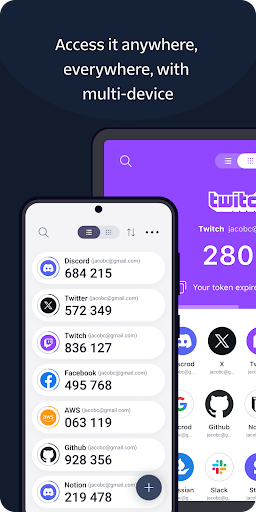 Twilio Authy Authenticator ekran görüntüsü