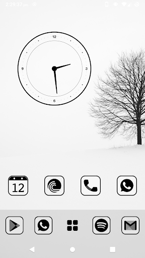 Monoic SQ Black Icon Pack ekran görüntüsü