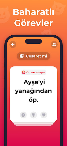 Doğruluk Cesaretlik Oyunu ekran görüntüsü
