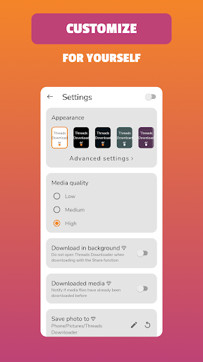 Tget - Threads Downloader ekran görüntüsü