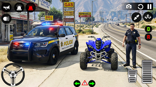 Police Chase Thief Car Game 3d ekran görüntüsü