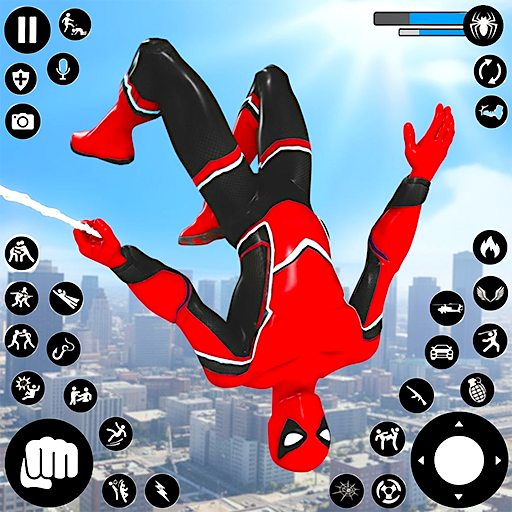 Spider Rope Hero: Crime Run 3D