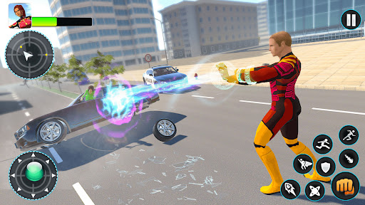 Flying Hero - Superhero Games ekran görüntüsü