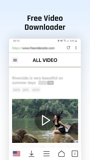 Proxy ve indirme Tarayıcısı ekran görüntüsü