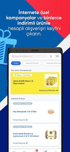 CarrefourSA Online Alışveriş ekran görüntüsü