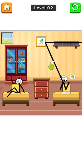 Stickman Thief Puzzle Game 3D ekran görüntüsü