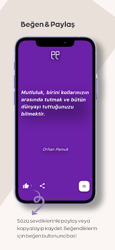 RandomQuotes - Rastgele Sözler ekran görüntüsü