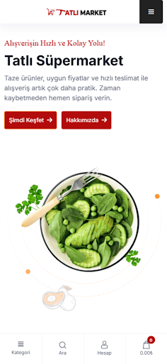 Tatlı Supermarket ekran görüntüsü