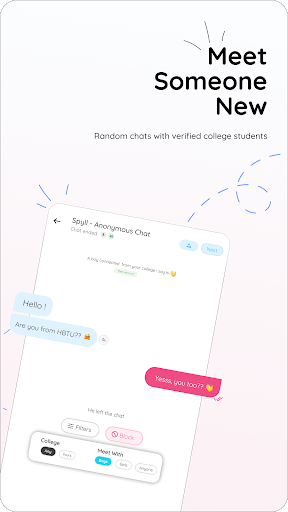 Spyll: Anonymous College Chat ekran görüntüsü