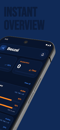 Beszel : Dashboard ekran görüntüsü
