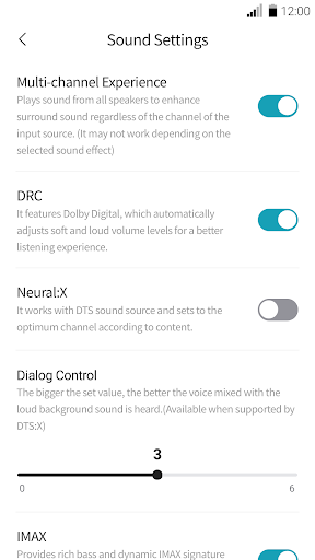 LG Soundbar ekran görüntüsü