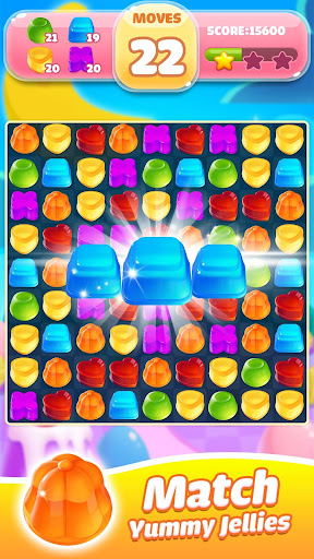 Jelly Jam Crush- Match 3 Games ekran görüntüsü