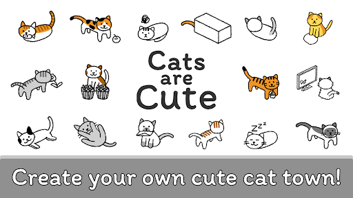 Cats are Cute: Cat Town Idle ekran görüntüsü