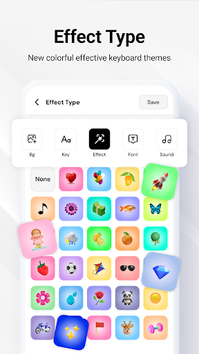 Photo Keyboard: Neon LED Theme ekran görüntüsü