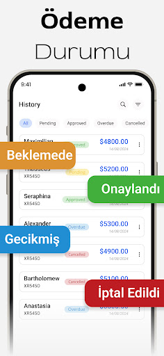 Makbuz Oluşturma Türkçe ekran görüntüsü