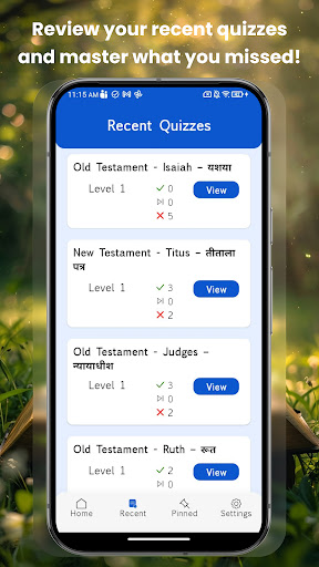 Marathi Bible Quiz ekran görüntüsü