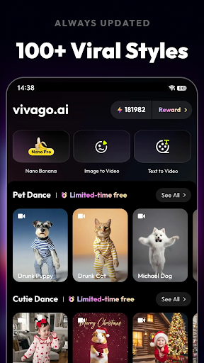 vivago.ai-AI Video&Effects ekran görüntüsü
