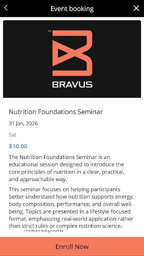 Bravus Fitness ekran görüntüsü