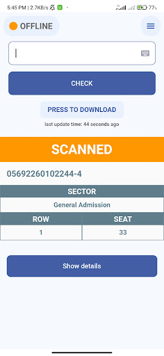iTicket AC ekran görüntüsü