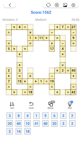 Cross Number - Math Puzzle ekran görüntüsü