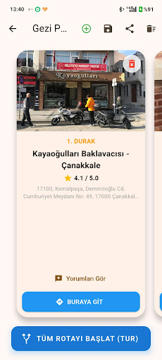 Etraf ekran görüntüsü