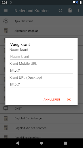 Nederland Kranten ekran görüntüsü