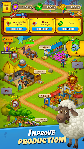 Idle Farmer: Mine game ekran görüntüsü