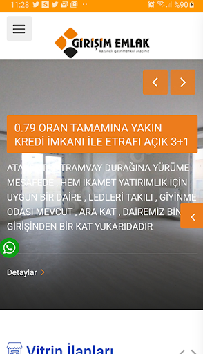 Girişim Emlak Ofisi ekran görüntüsü