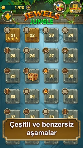 Jewels Jungle : Match 3 Puzzle ekran görüntüsü