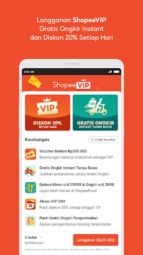 Shopee Indonesia ekran görüntüsü