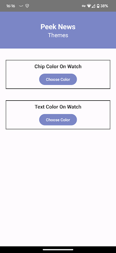 Peek News - Wear OS RSS Reader ekran görüntüsü