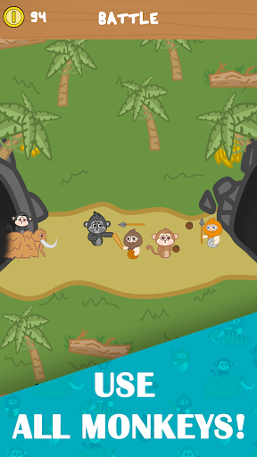 Monkeys vs. Cavemen ekran görüntüsü
