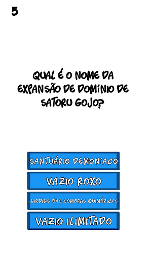 Jujutsu Kaisen Quiz ekran görüntüsü