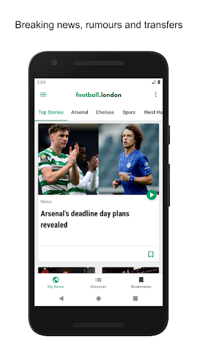 Football.London ekran görüntüsü