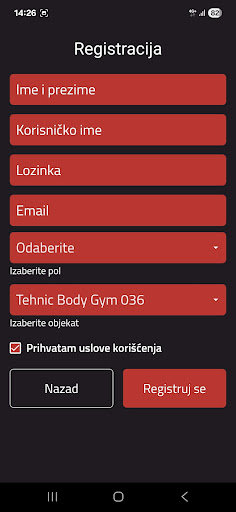 TEHNIC BODY GYM 036 ekran görüntüsü