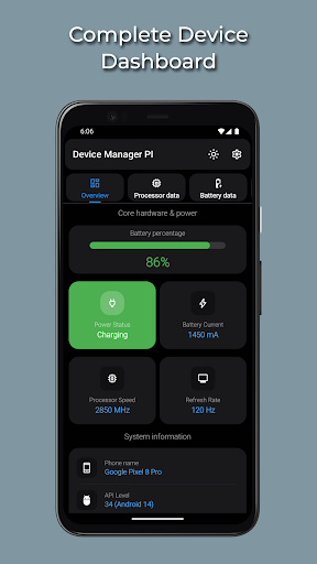 Device Manager PI: System Info ekran görüntüsü