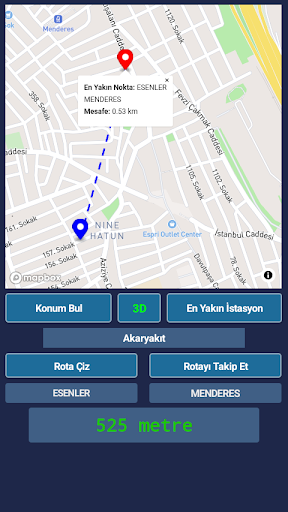 En Yakın Akaryakıt İstasyonu ekran görüntüsü