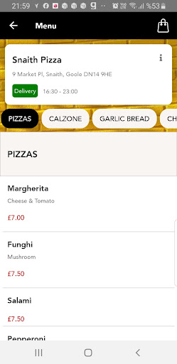Snaith Pizza ekran görüntüsü