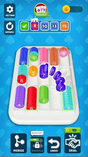 Coin Merge & Sort Puzzle ekran görüntüsü