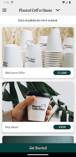 Planted Coffee House ekran görüntüsü