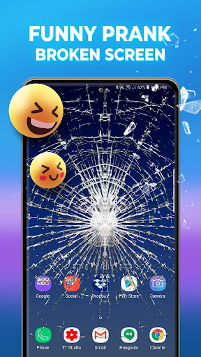 Broken Screen Prank & Cracked ekran görüntüsü