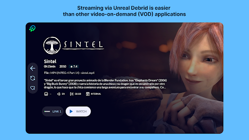 Unreal Debrid: Stream torrents ekran görüntüsü